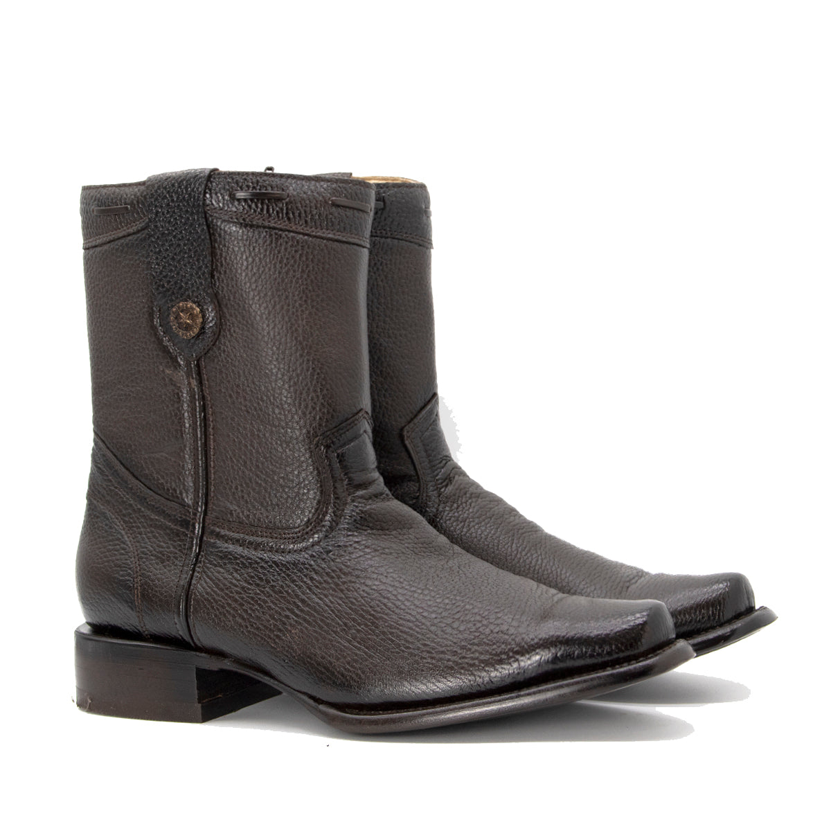 BOTAS ARMENTA PIEL DE VENADO CAFE