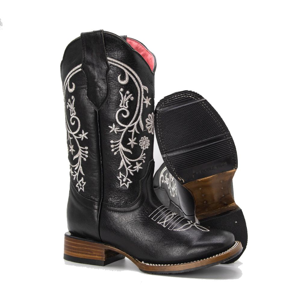 BOTA JADE NEGRO DE DAMA