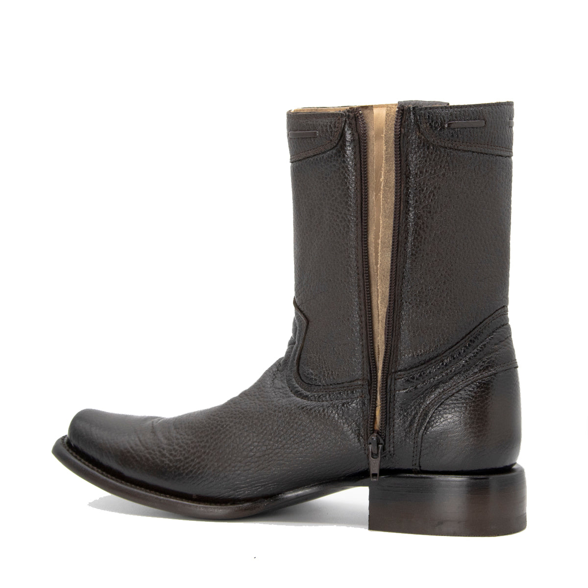 BOTAS ARMENTA PIEL DE VENADO CAFE