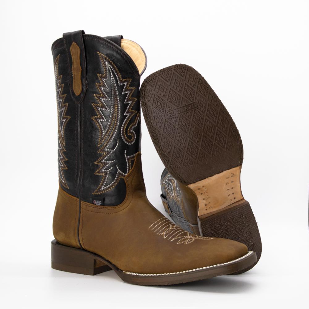 BOTAS MALBORO MIEL PIEL DE RES