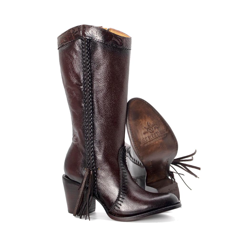 BOTA DAMA MODELO DAHOME VINO