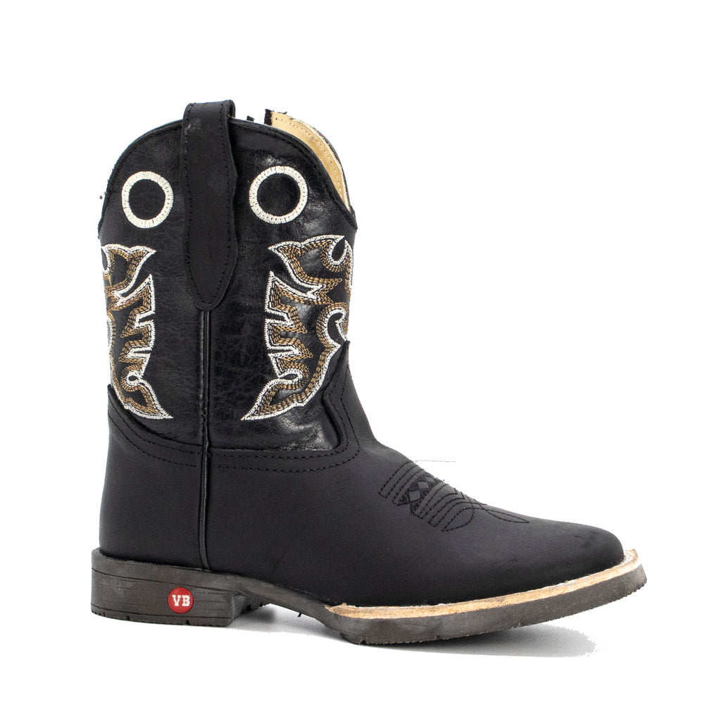BOTA NIÑO POTRILLO NEGRO