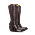 BOTA DAMA MODELO DAHOME VINO