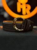 CINTURON CUADRA FORMAL PIEL DE RES CAFE