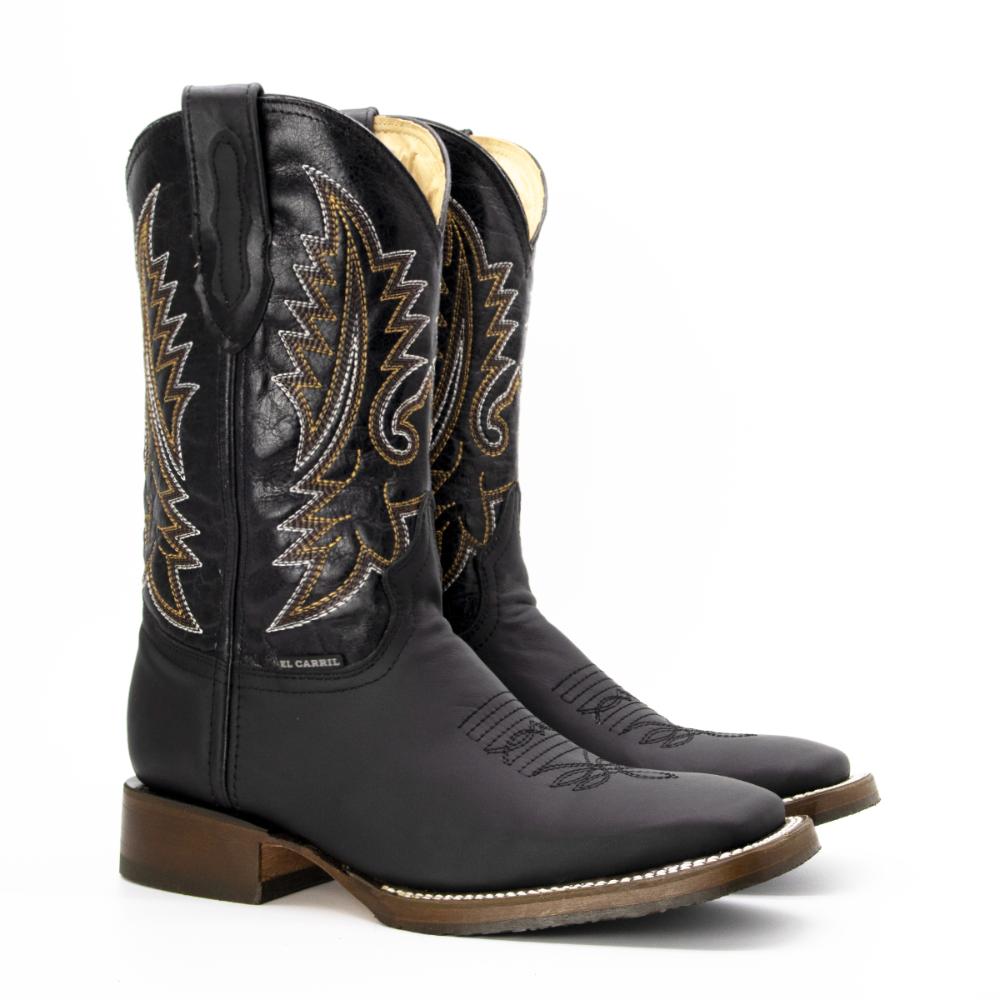 BOTAS MALBORO NEGRO PIEL DE RES