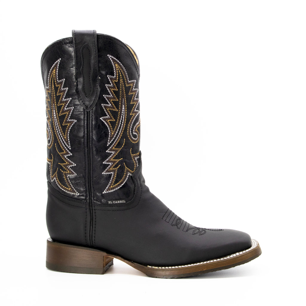 BOTAS MALBORO NEGRO PIEL DE RES