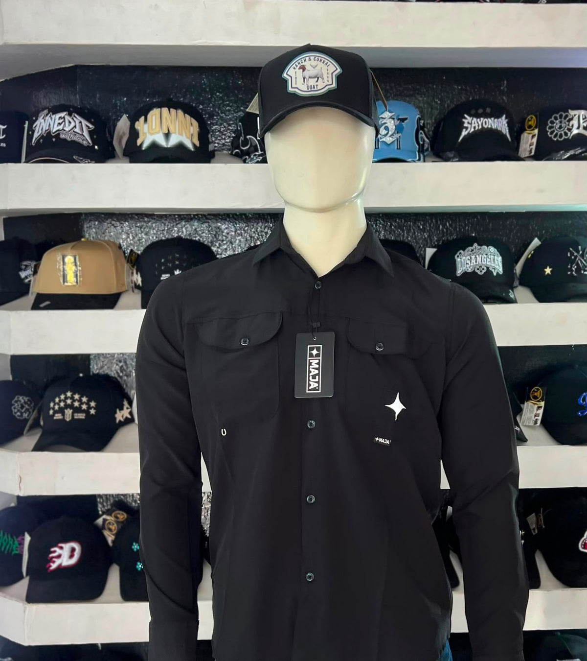 CAMISA MAJA,MANGA LARGA IMPERMEABLE