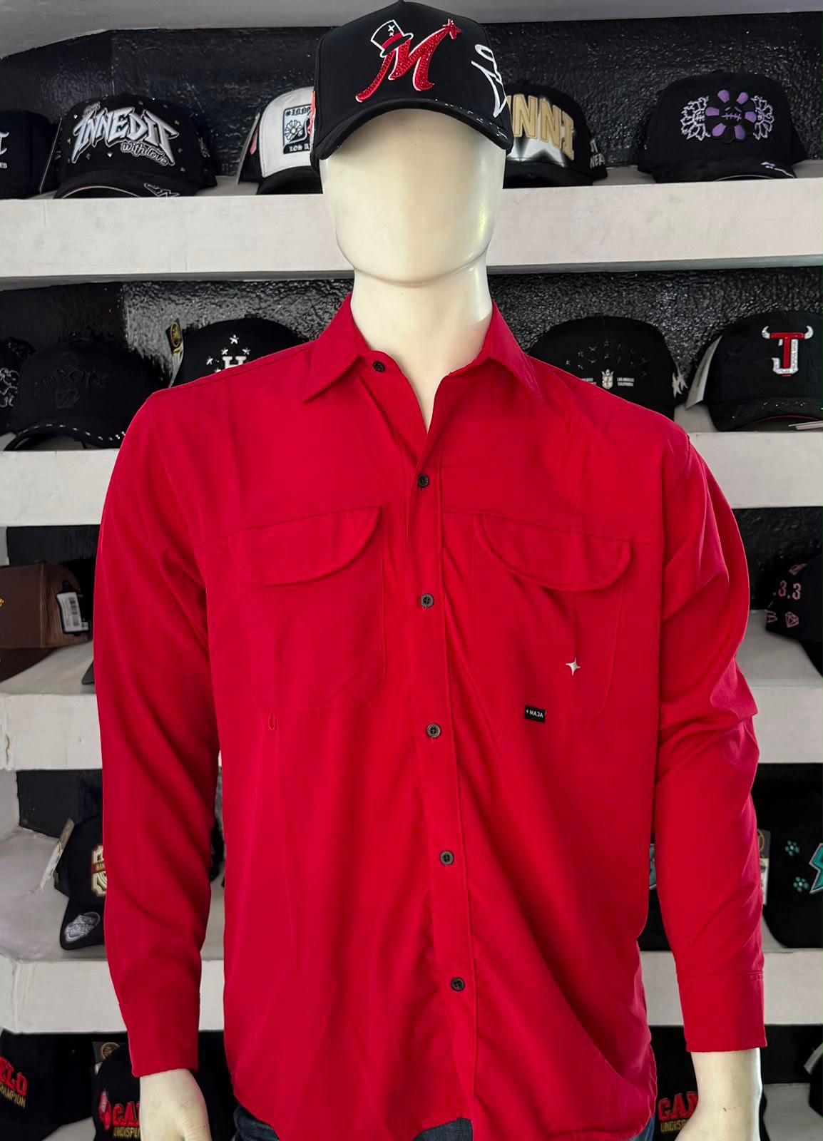 CAMISA MAJA,MANGA LARGA IMPERMEABLE