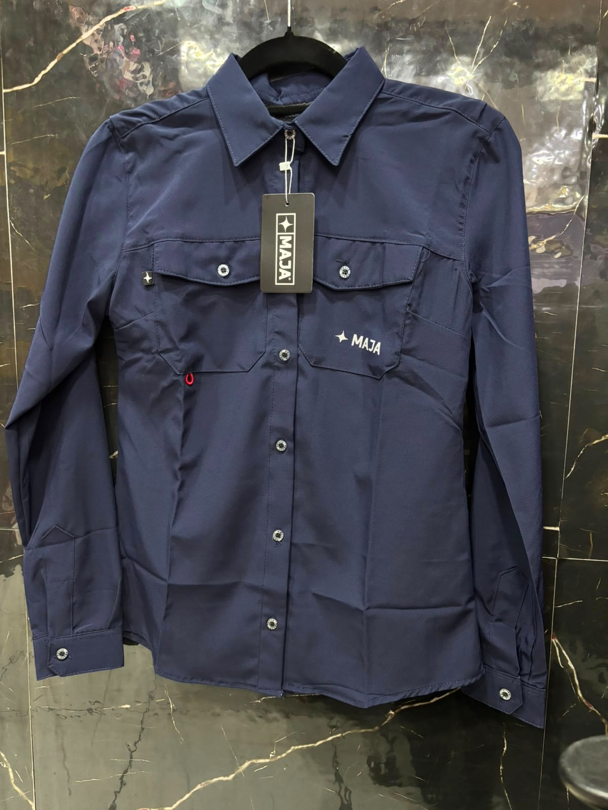 CAMISA MAJA DE DAMA ,MANGA LARGA IMPERMEABLE
