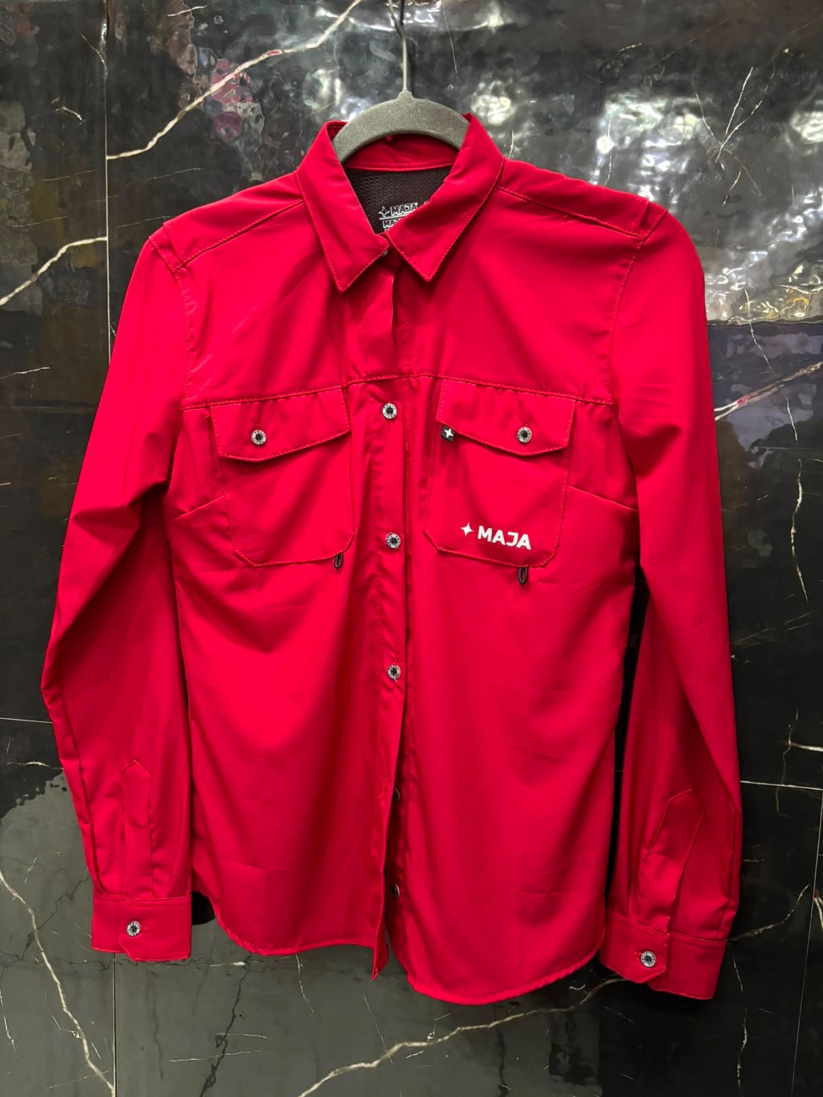 CAMISA MAJA DE DAMA ,MANGA LARGA IMPERMEABLE