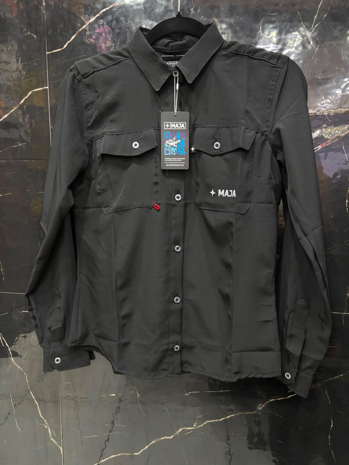 CAMISA MAJA DE DAMA ,MANGA LARGA IMPERMEABLE