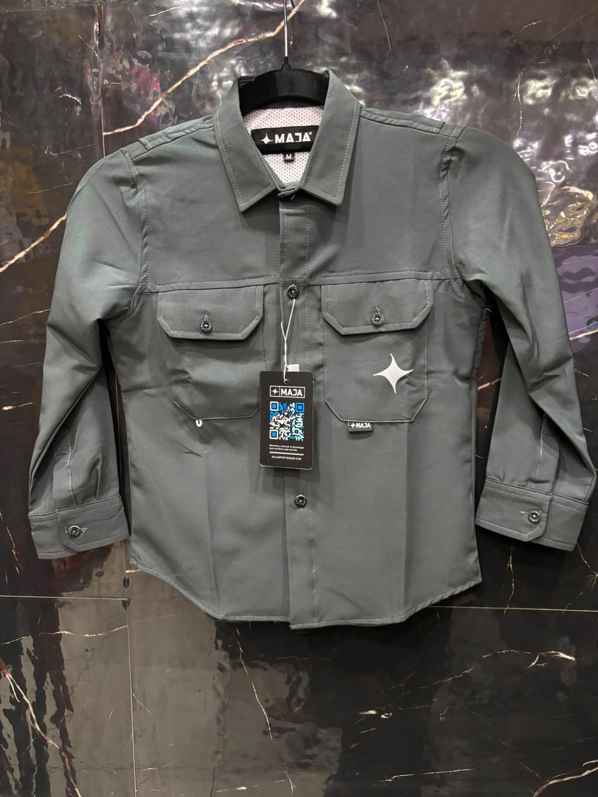 CAMISA MAJA DE NIÑO MANGA LARGA IMPERMEABLE