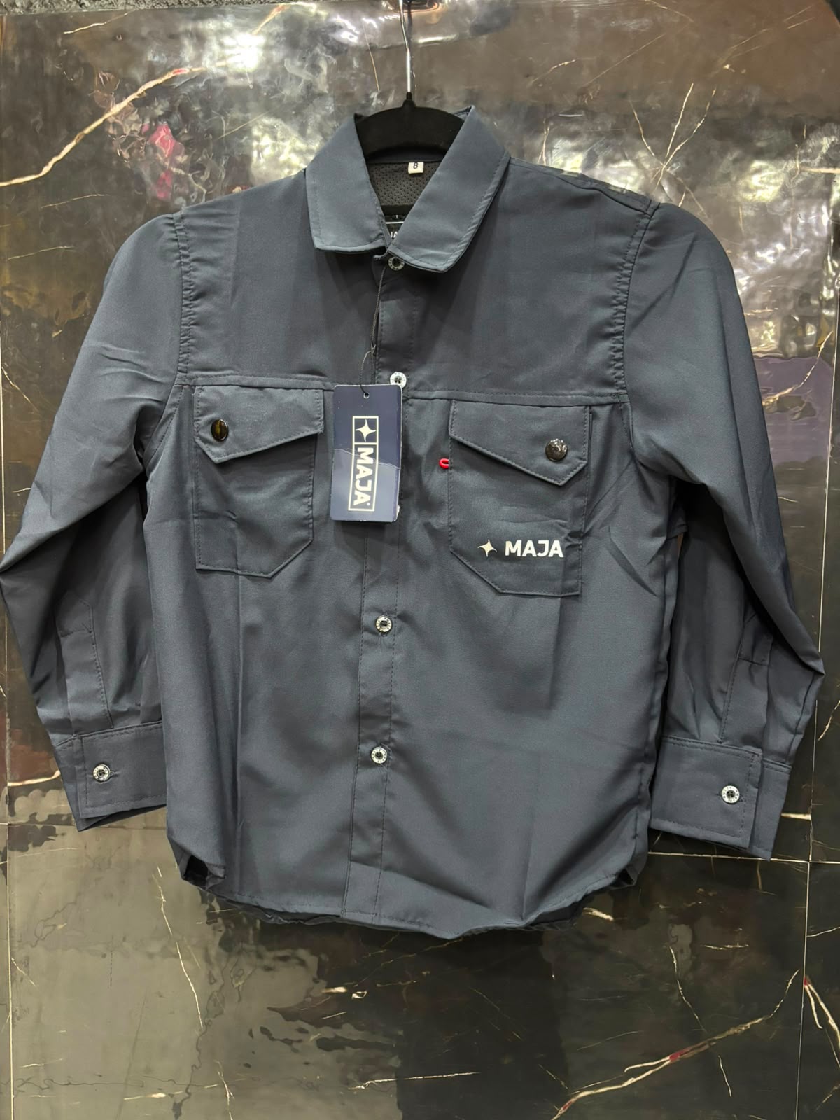 CAMISA MAJA DE NIÑO MANGA LARGA IMPERMEABLE