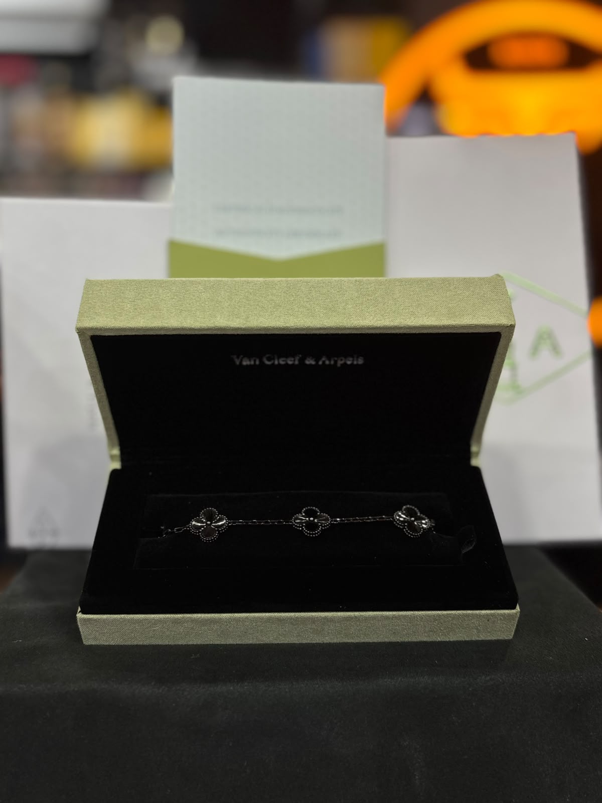 VAN & CLEEF DE PLATA 9.25 BAÑADAS EN ORO DE 10 KL