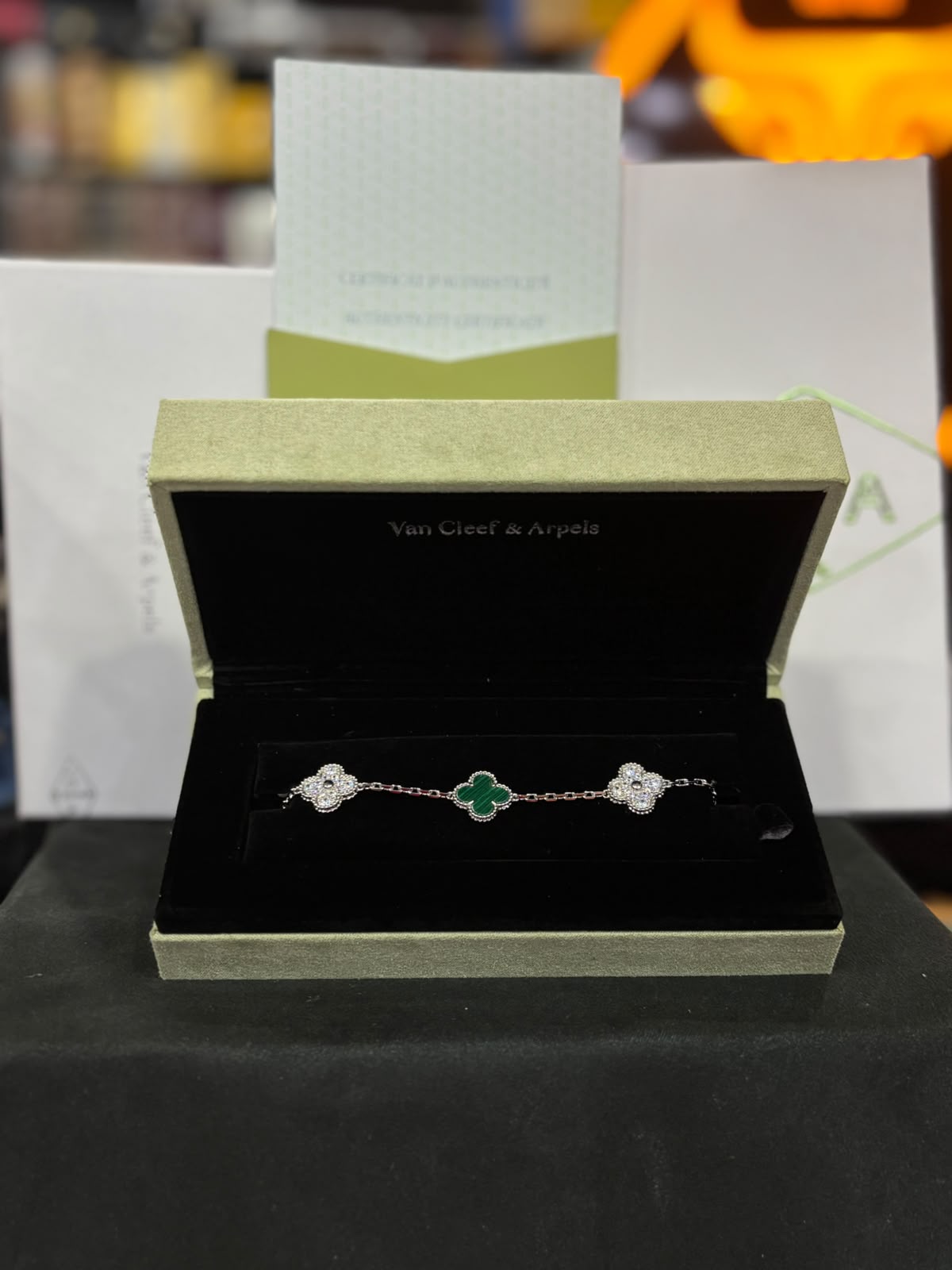 VAN & CLEEF DE PLATA 9.25 BAÑADAS EN ORO DE 10 KL