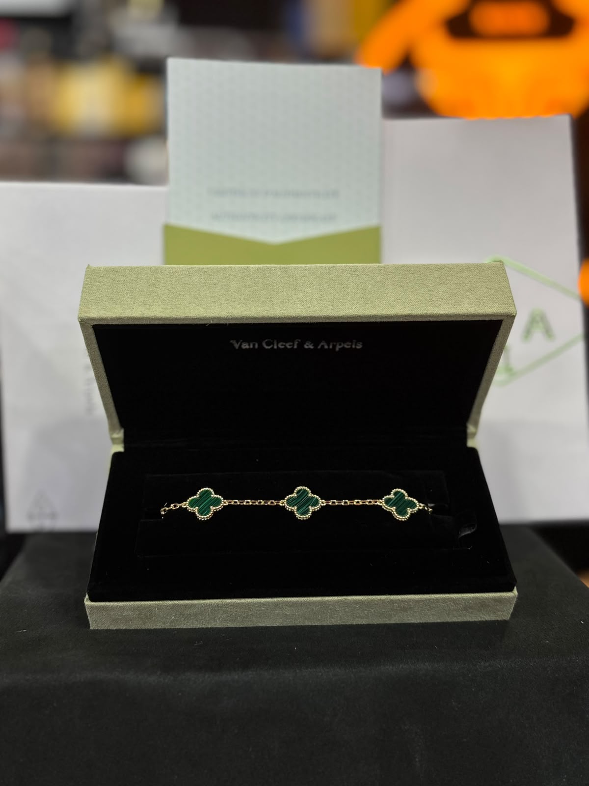 VAN & CLEEF DE PLATA 9.25 BAÑADAS EN ORO DE 10 KL