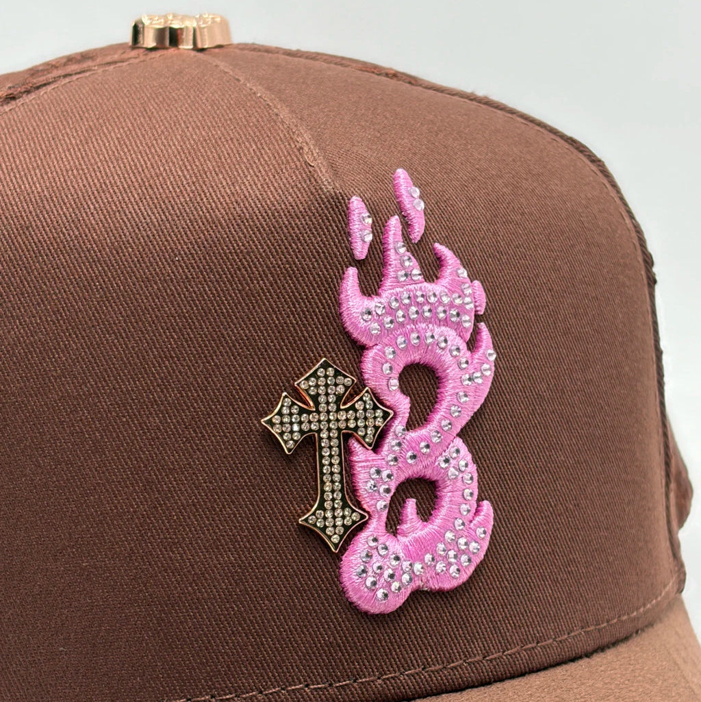 GORRA BARBAS HATS // B-CROSS PINK
