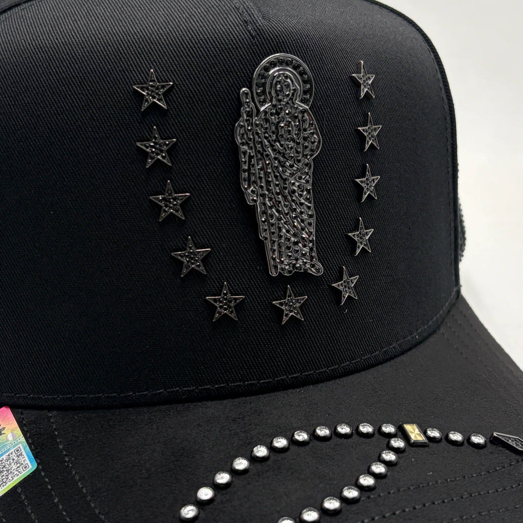 GORRA BIG BOSS // SAN JUDAS STAR TOTAL BLACK